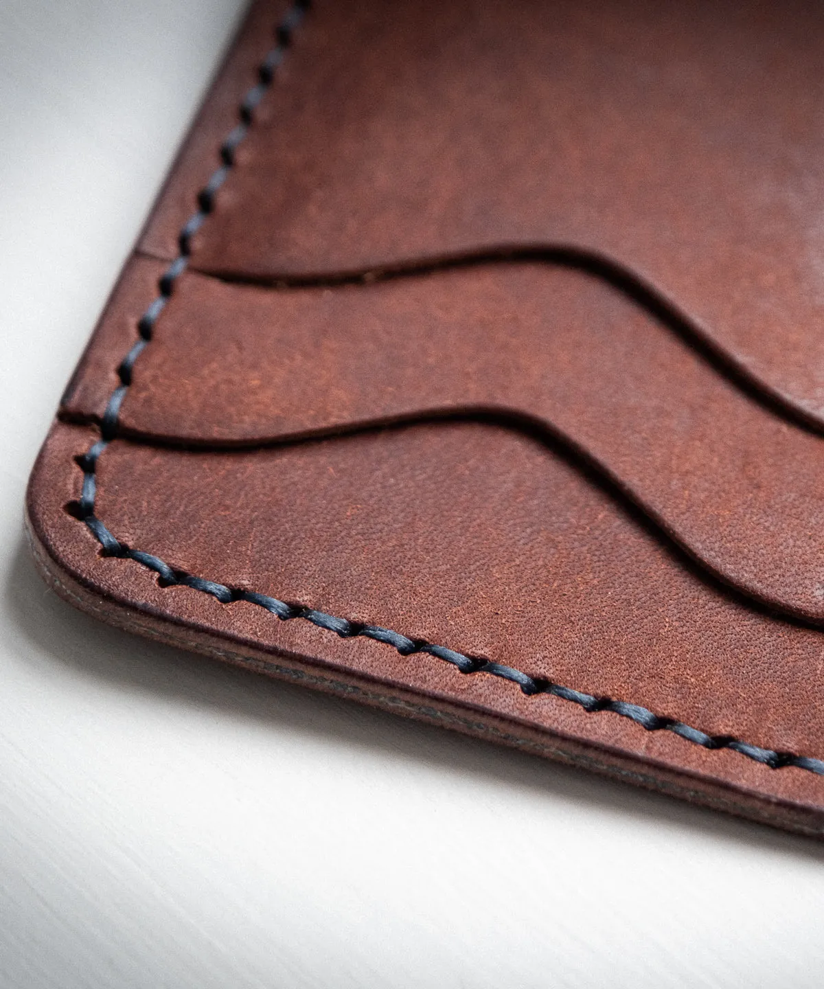 Leather & Wabash Denim  Wallet