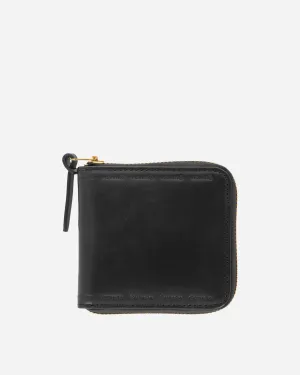 Leather Bi-Fold Wallet Black