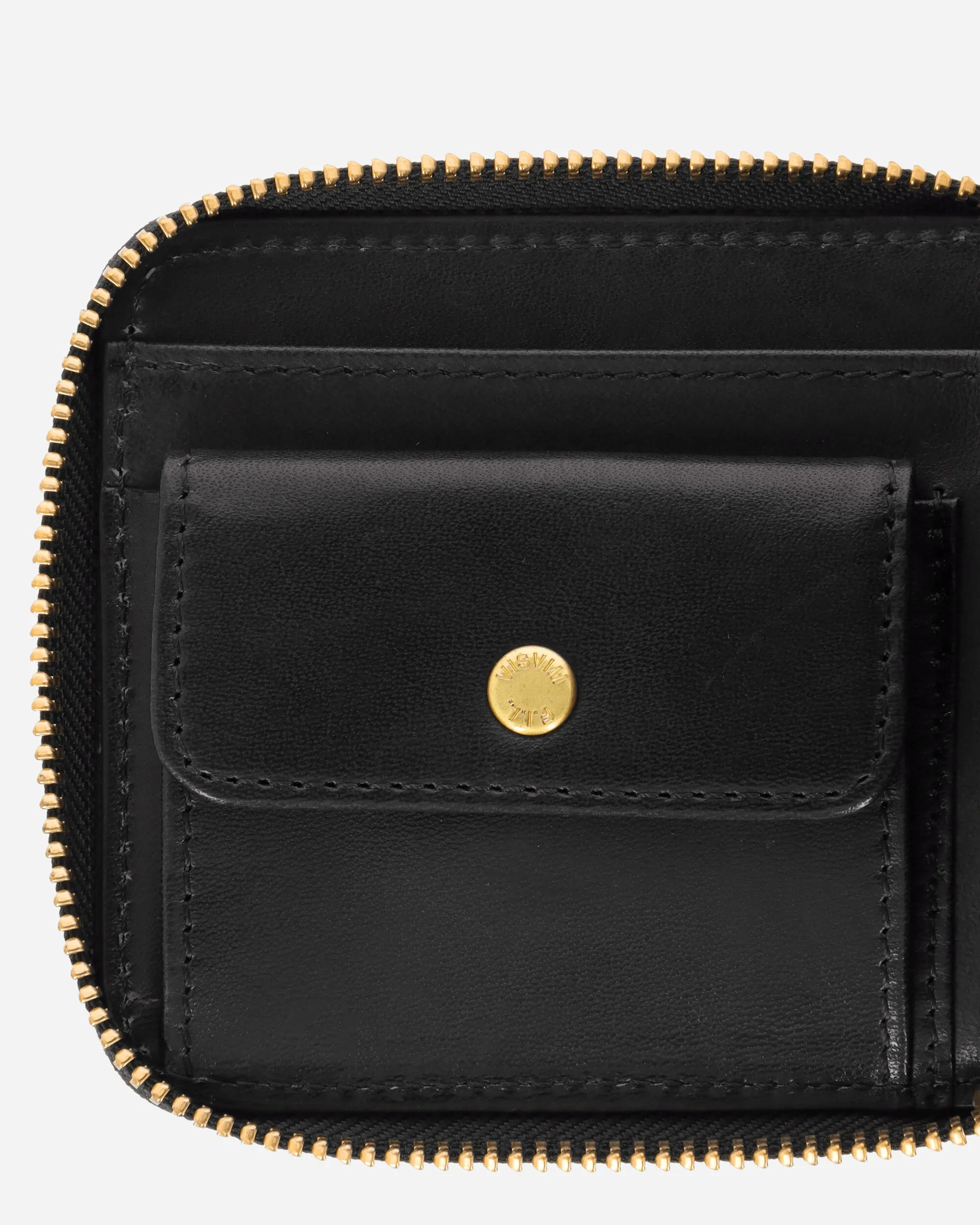 Leather Bi-Fold Wallet Black