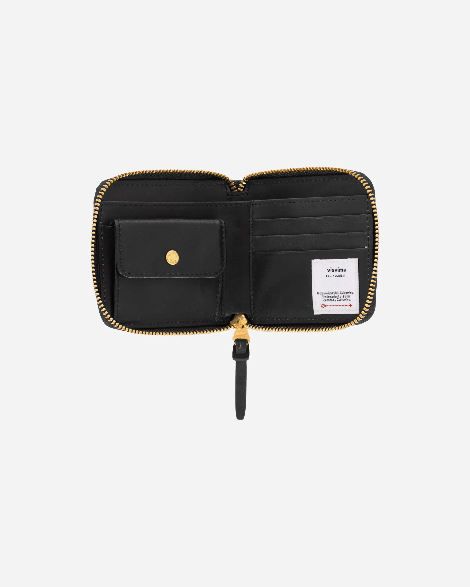 Leather Bi-Fold Wallet Black