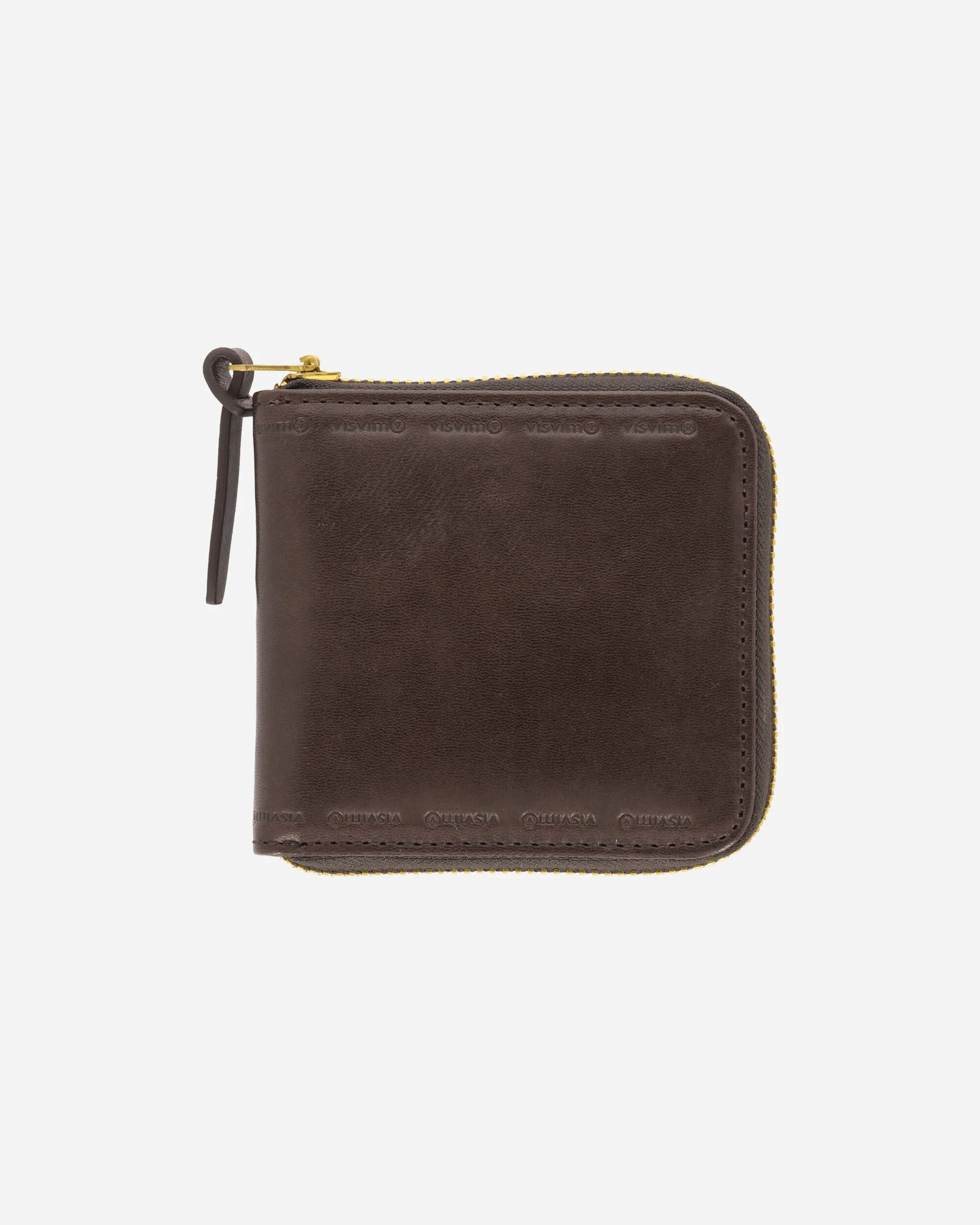 Leather Bi-Fold Wallet Dark Brown