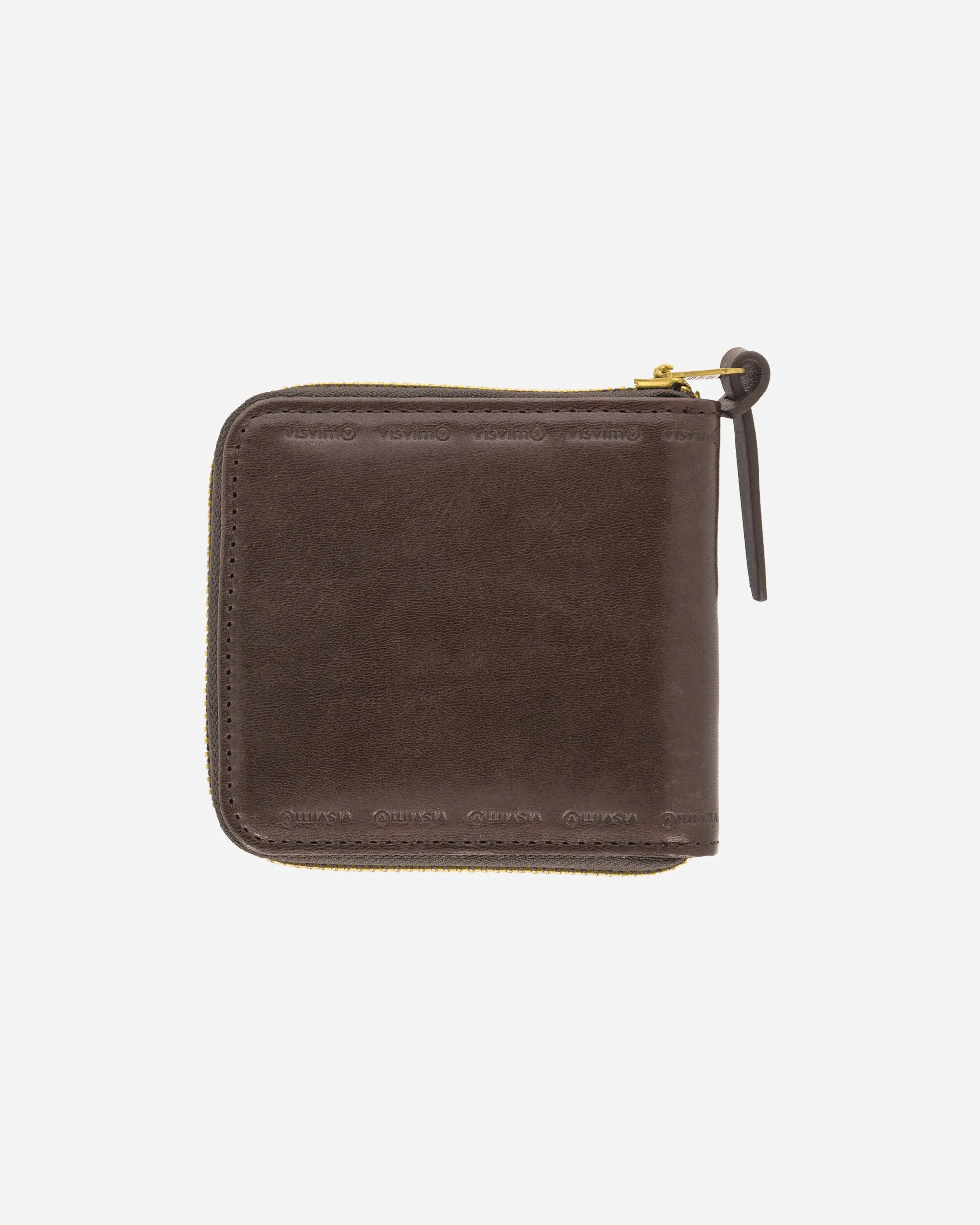 Leather Bi-Fold Wallet Dark Brown
