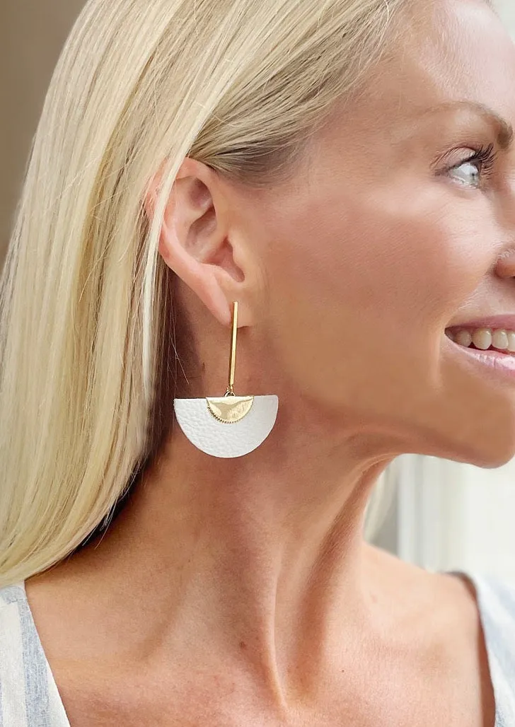 Leather Fan Dangles
