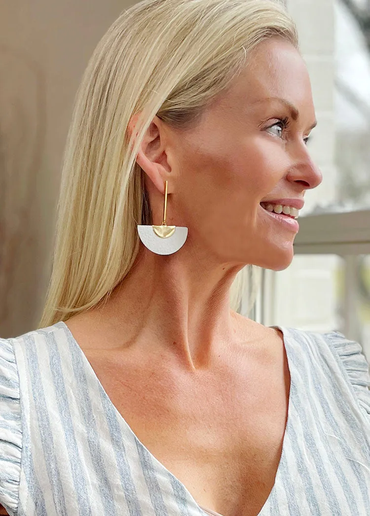 Leather Fan Dangles