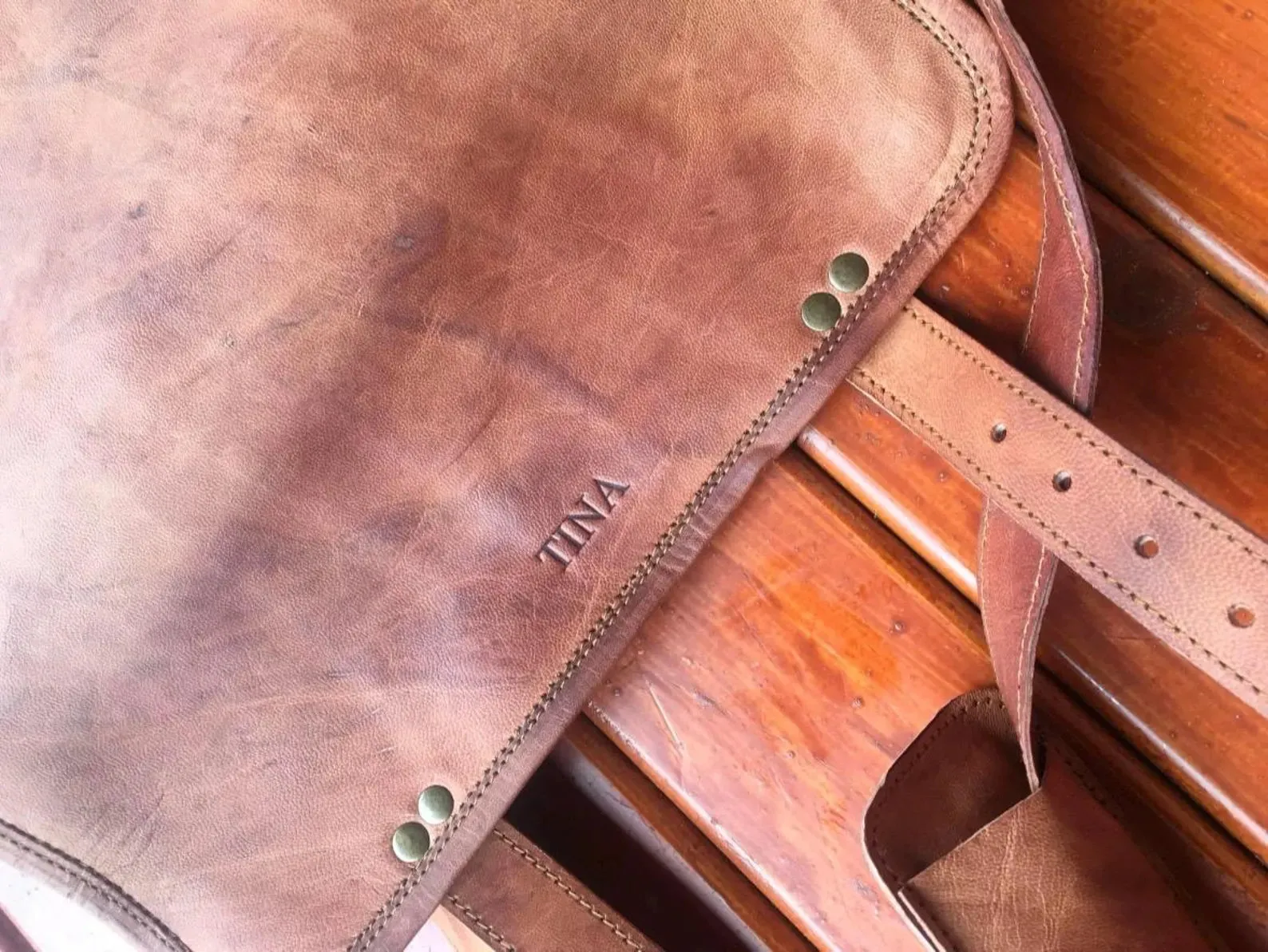 Leather Laptop Satchel/Briefcase