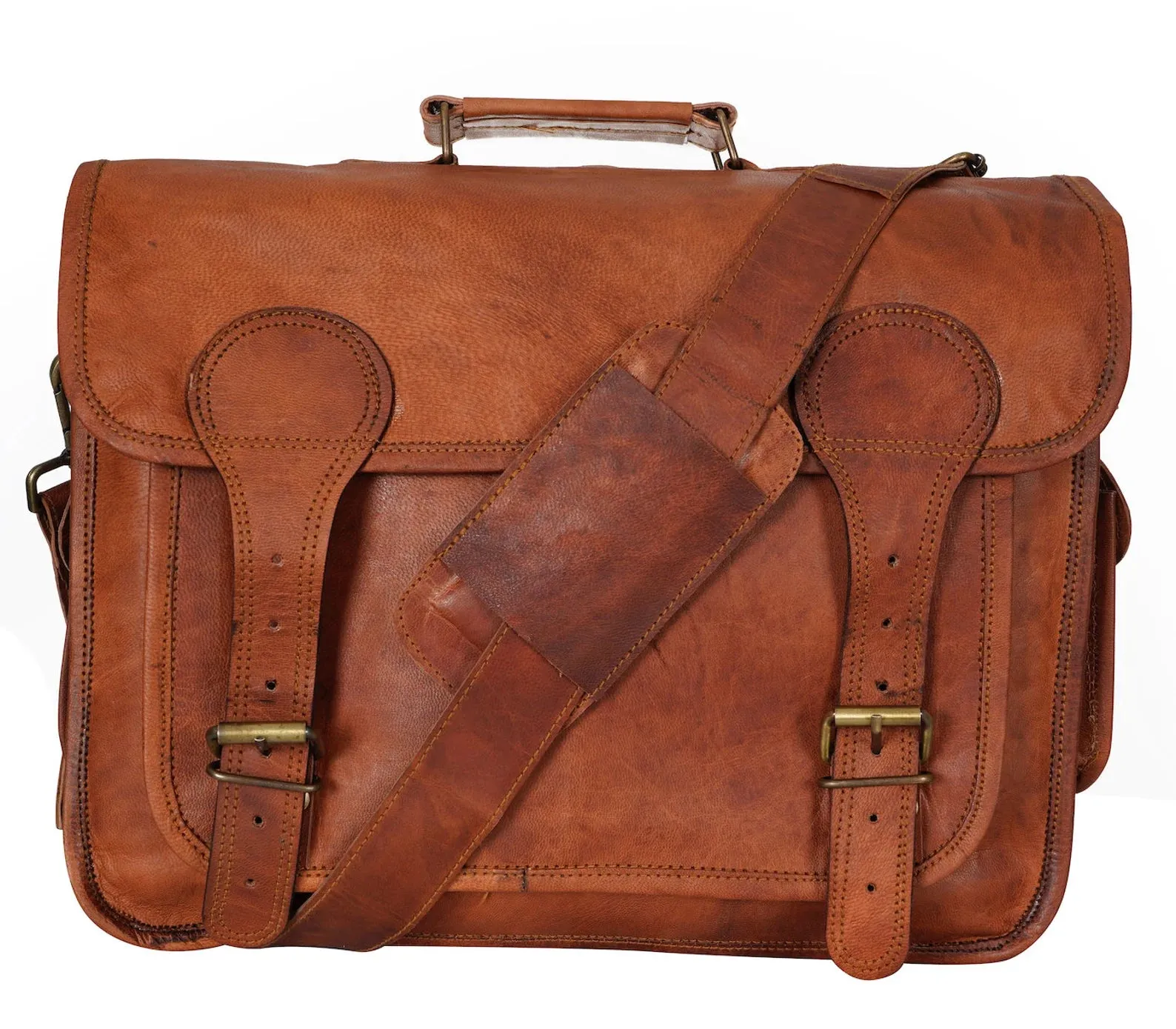 Leather Laptop Satchel/Briefcase