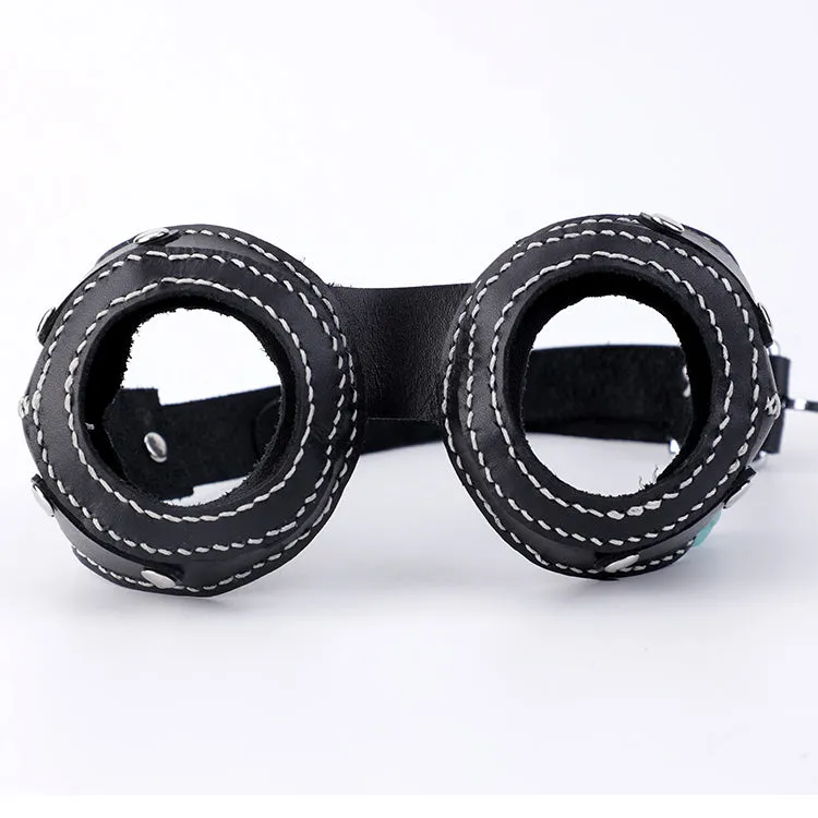 Leather Pattern Leather Punk Goggles Pattern Motorcycle Goggles Leather Craft Patterns Leather Templates