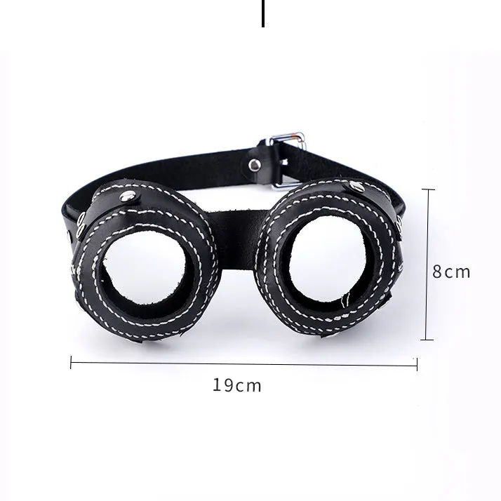 Leather Pattern Leather Punk Goggles Pattern Motorcycle Goggles Leather Craft Patterns Leather Templates