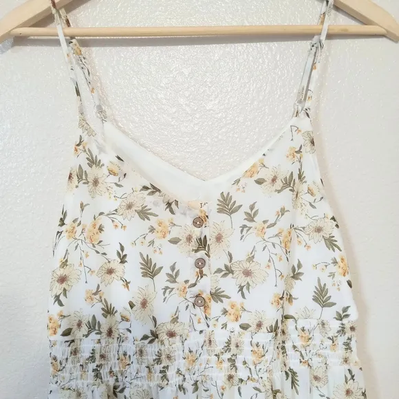 Liberty Love floral sheer maxi skinny strap maternity dress size L