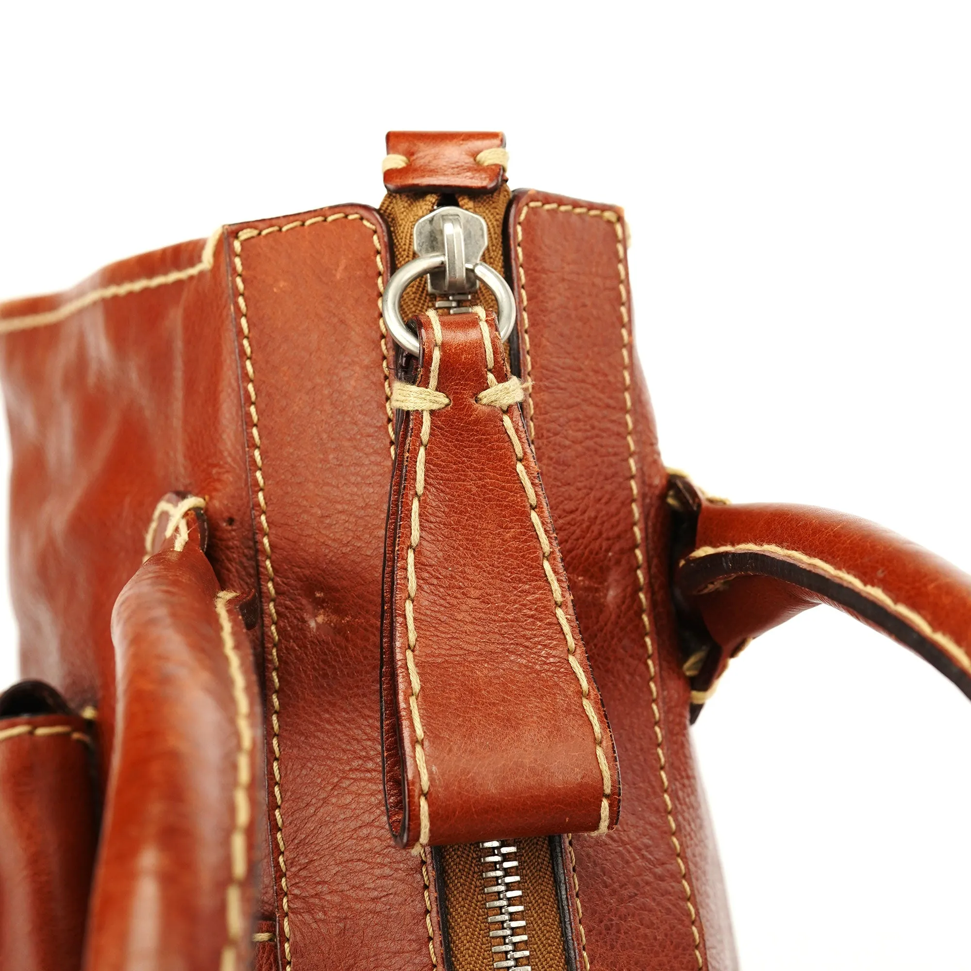 Light Brown Edith Tote Bag