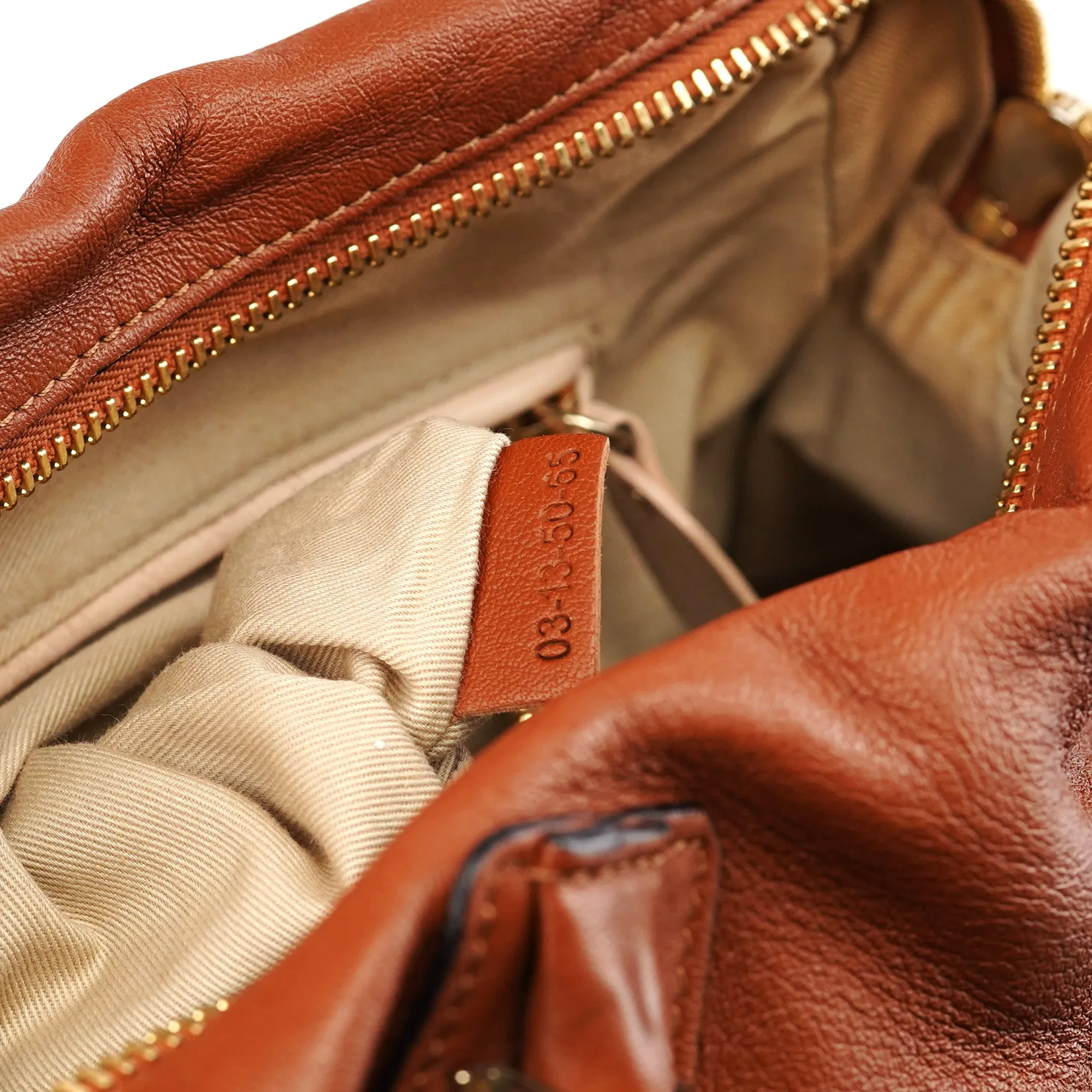 Light Brown Leather Paraty 2-Way Shoulder Bag