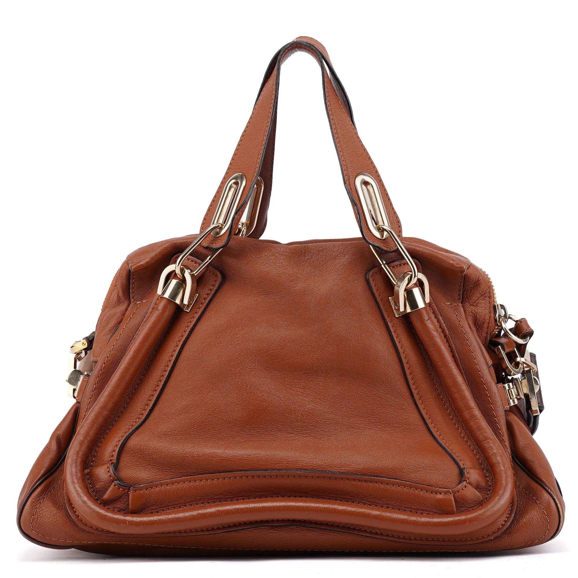 Light Brown Leather Paraty 2-Way Shoulder Bag