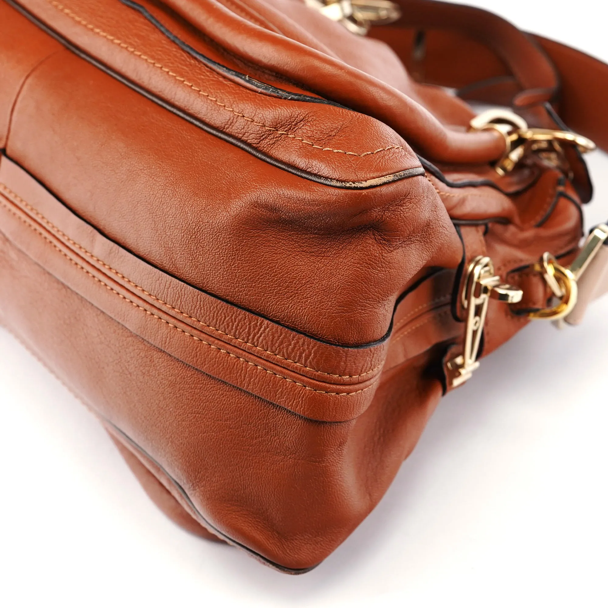 Light Brown Leather Paraty 2-Way Shoulder Bag