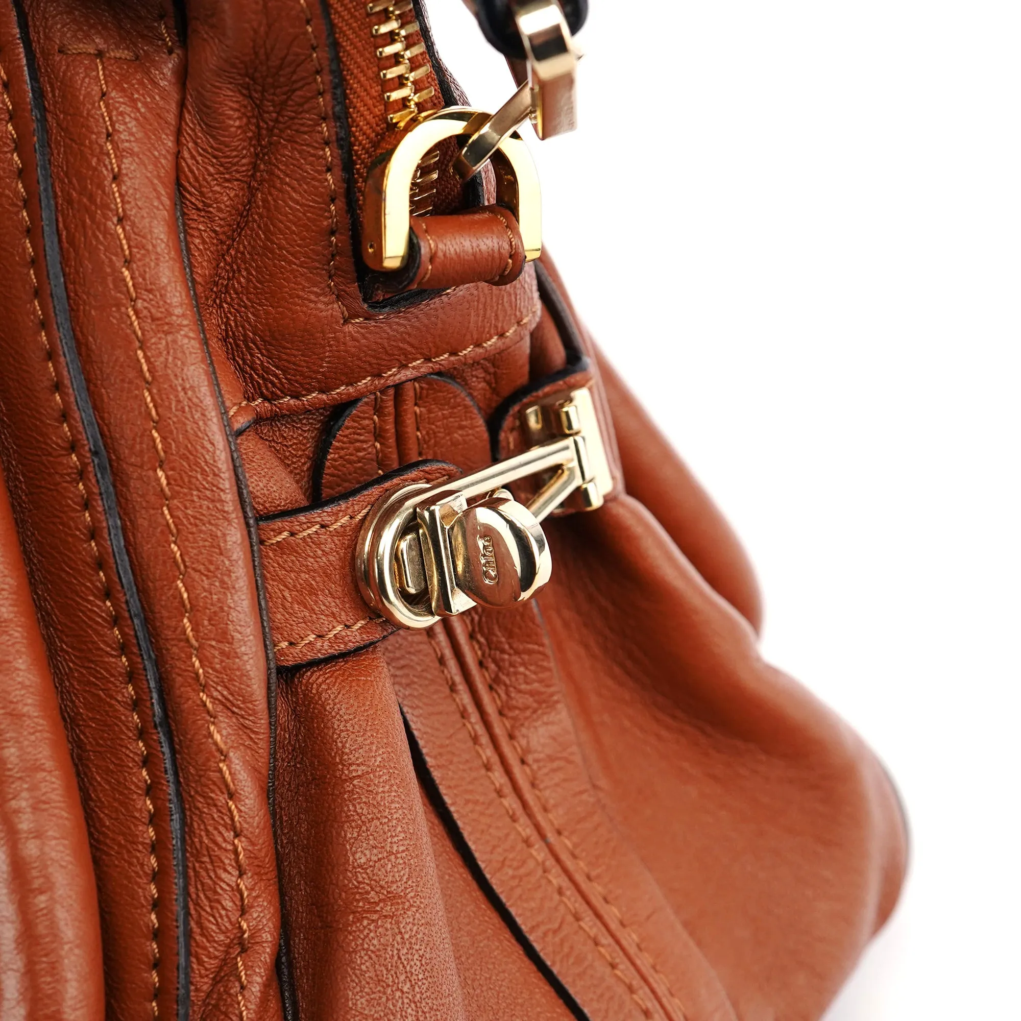 Light Brown Leather Paraty 2-Way Shoulder Bag