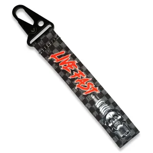 Live Fast Key Clip