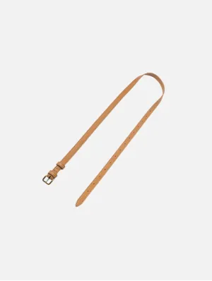 Long Apple Leather Vegan Belt Bag Strap | Cognac