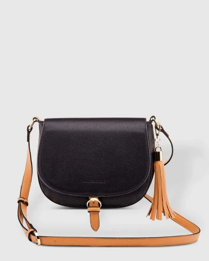 LOUENHIDE Andrea Crossbody Bag - Black