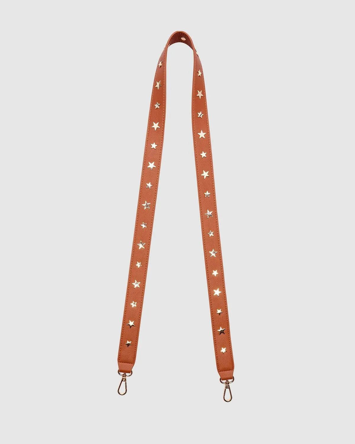 LOUENHIDE Apollo Gold Star Guitar Strap - Tan
