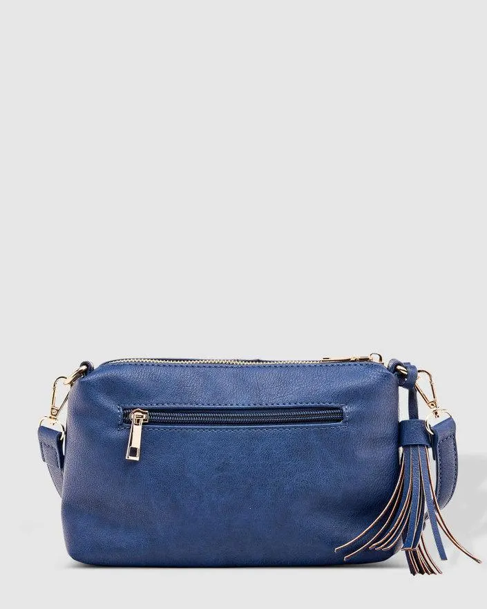 LOUENHIDE Baby Daisy Crossbody Bag - Steel Blue