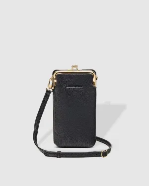 LOUENHIDE Billie Crossbody Phone Bag - Black