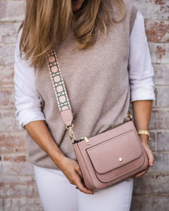 LOUENHIDE Lizzie Crossbody Bag - Blush