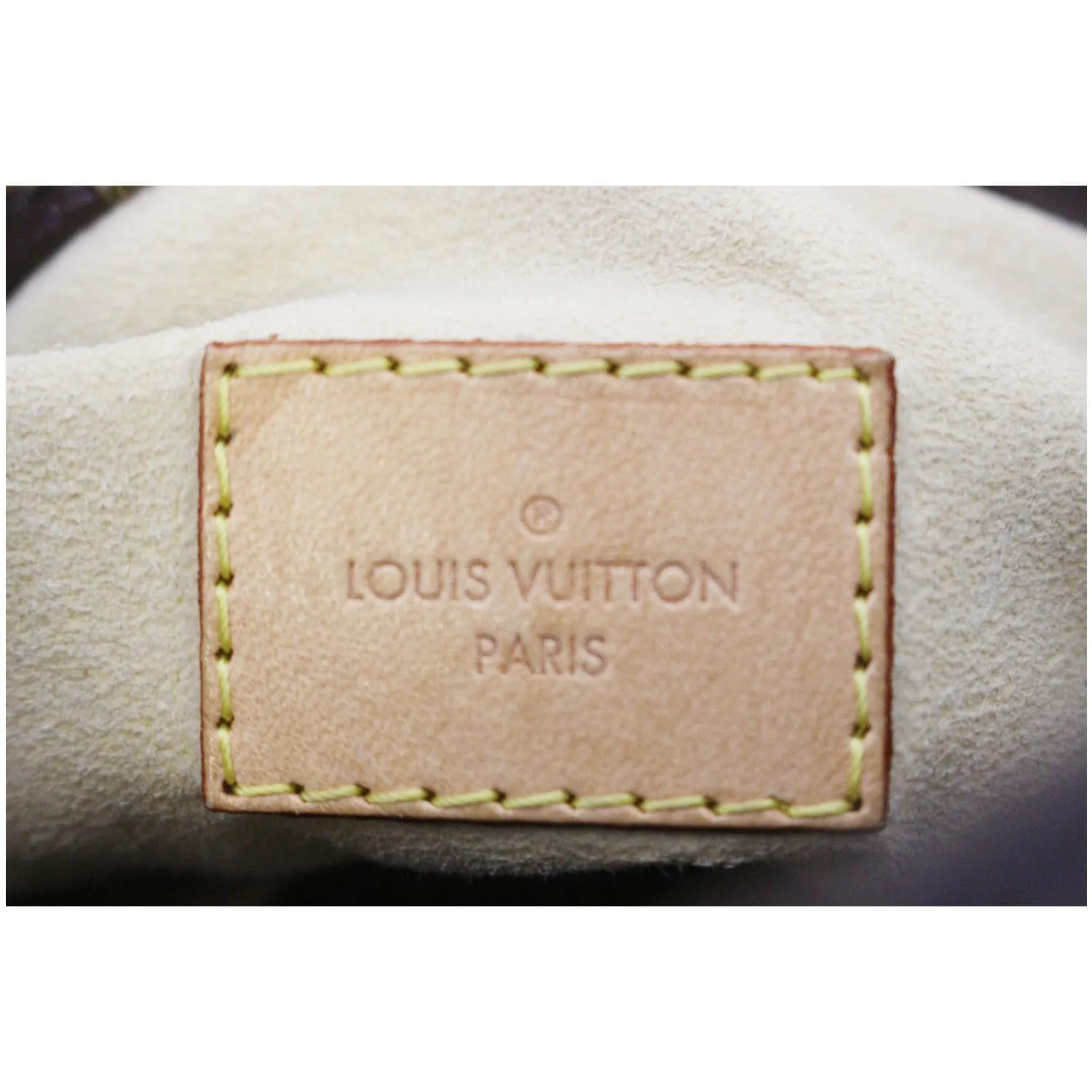LOUIS VUITTON Artsy MM Monogram Canvas Shoulder Bag Brown