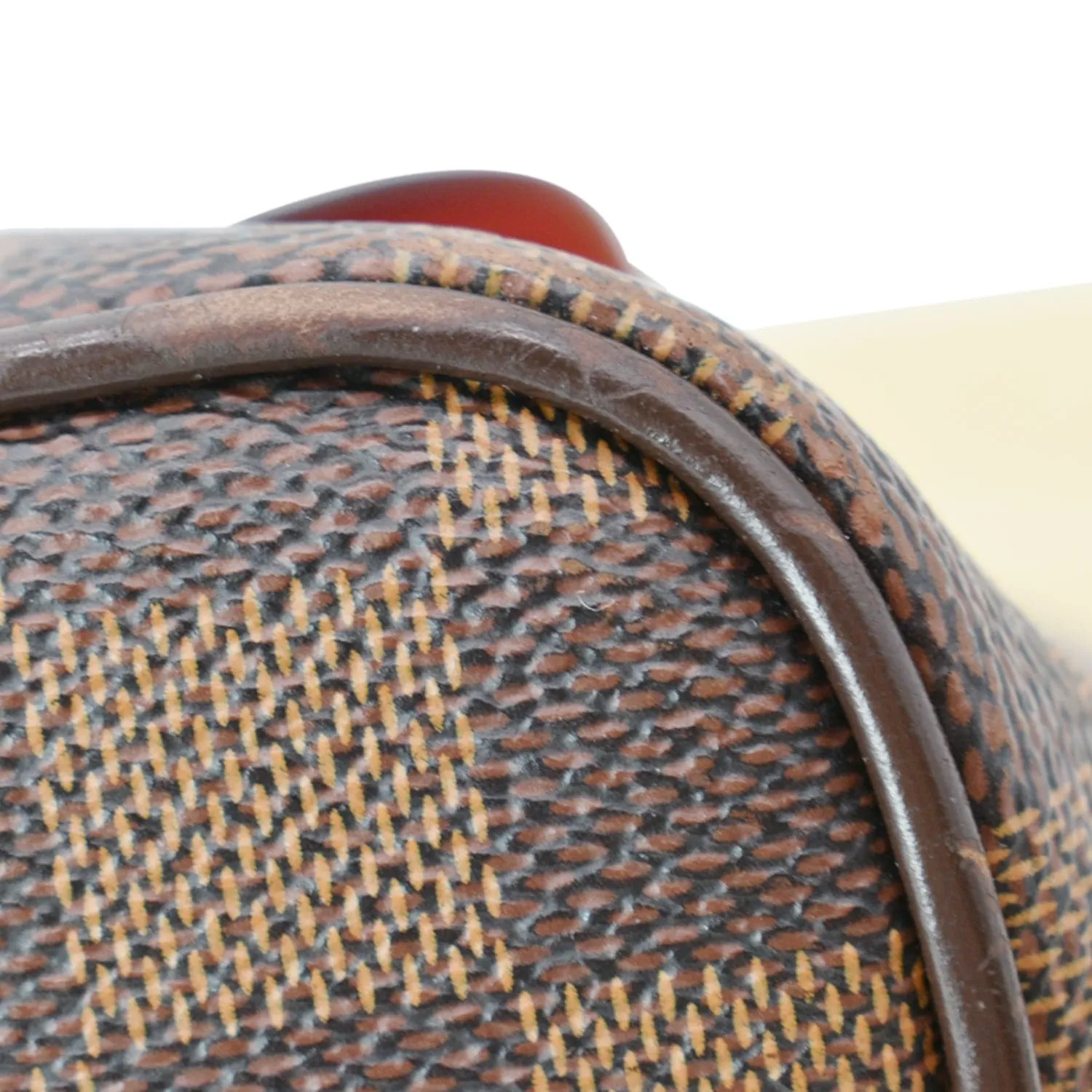 LOUIS VUITTON Bergamo PM Damier Ebene Shoulder Bag Brown