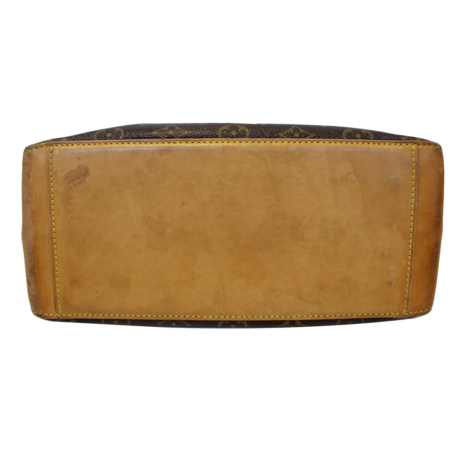 LOUIS VUITTON Cabas Piano Monogram Canvas Shoulder Bag Brown