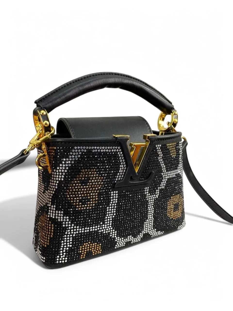 Louis Vuitton C'apucines Mini & BB Bags – Crystal Embellished Black