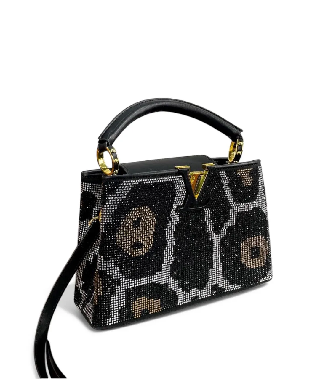 Louis Vuitton C'apucines Mini & BB Bags – Crystal Embellished Black