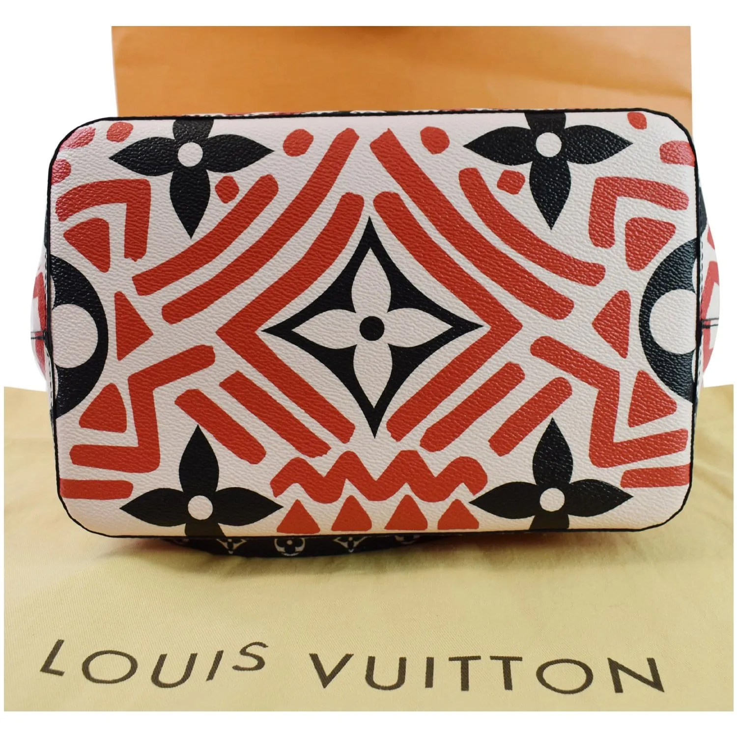 LOUIS VUITTON Crafty NeoNoe MM Monogram Canvas Shoulder Bag Red - 25% OFF