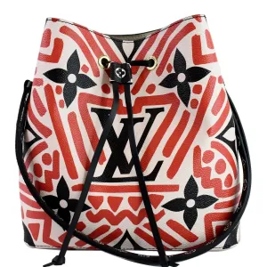 LOUIS VUITTON Crafty NeoNoe MM Monogram Canvas Shoulder Bag Red - 25% OFF