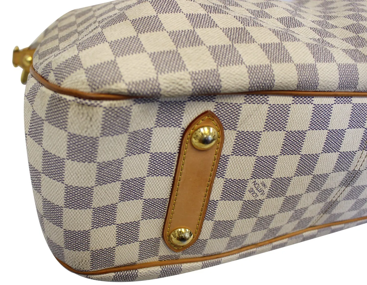 LOUIS VUITTON Damier Azur Siracusa GM Shoulder Handbag