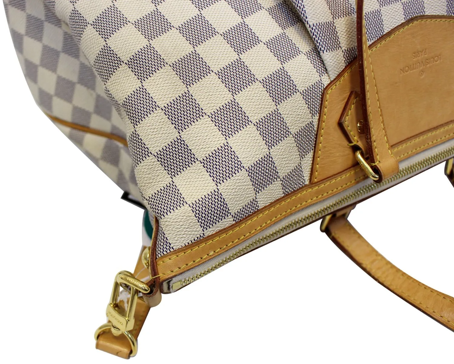 LOUIS VUITTON Damier Azur Siracusa GM Shoulder Handbag