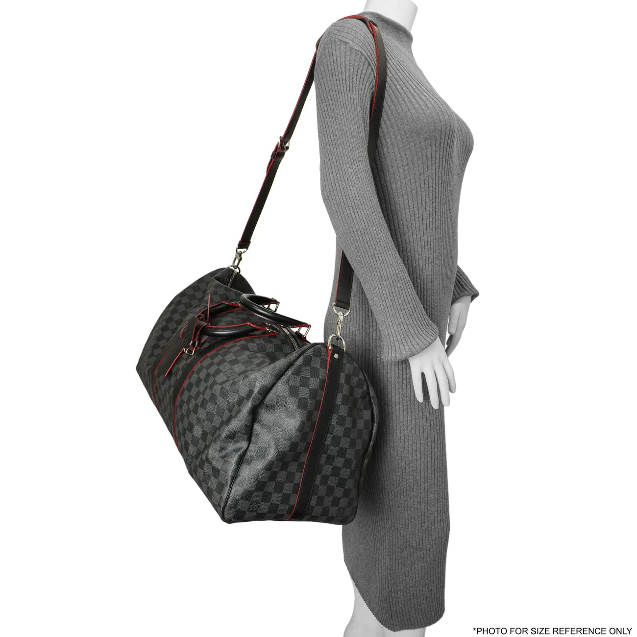 Louis Vuitton Damier Graphite Keepall 55 Bandouliere