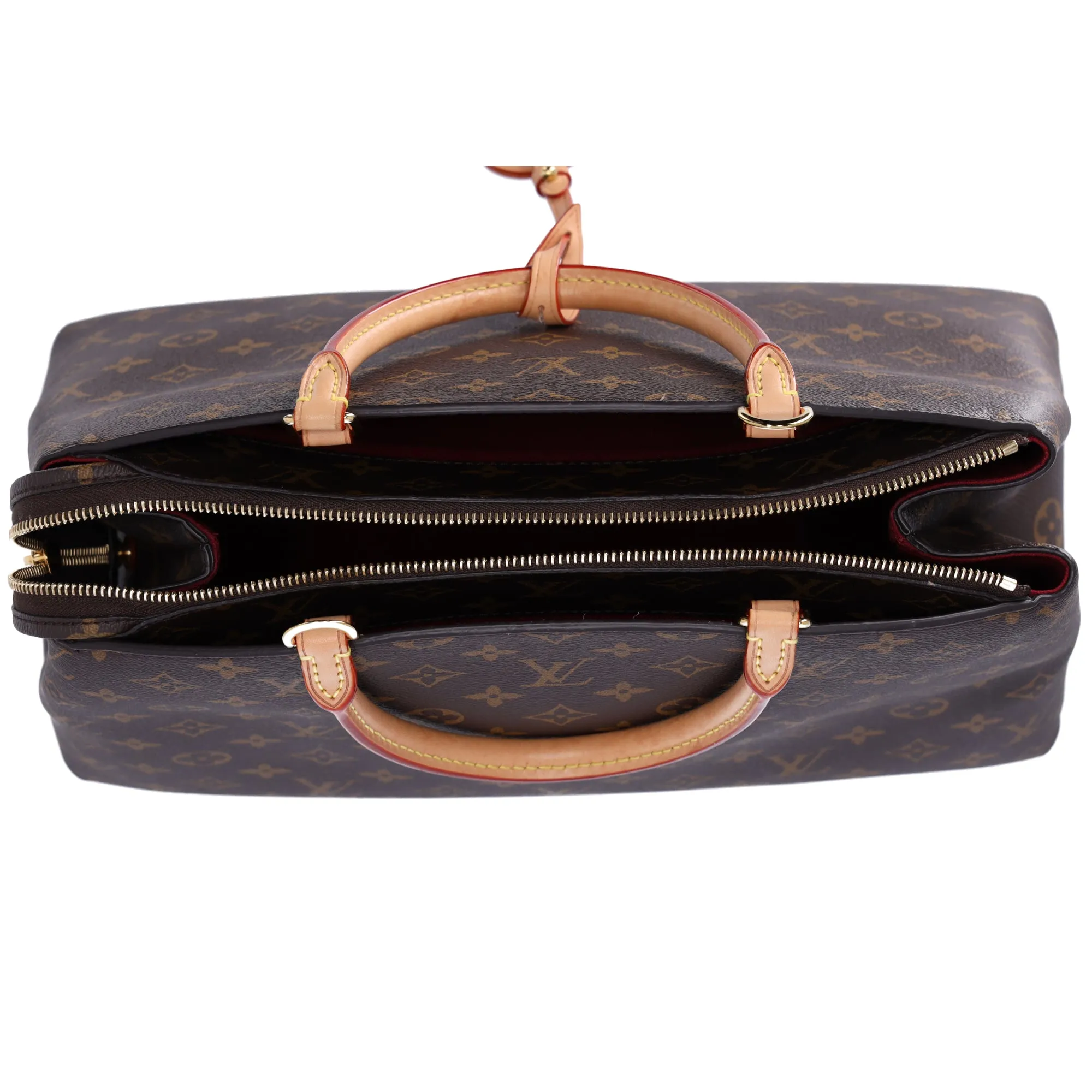 Louis Vuitton Grand Palais MM Monogram Handbag M45898 Brown Canvas