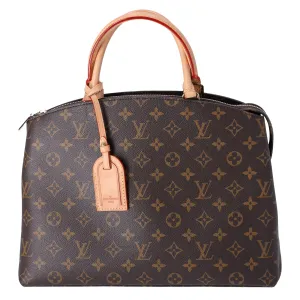 Louis Vuitton Grand Palais MM Monogram Handbag M45898 Brown Canvas