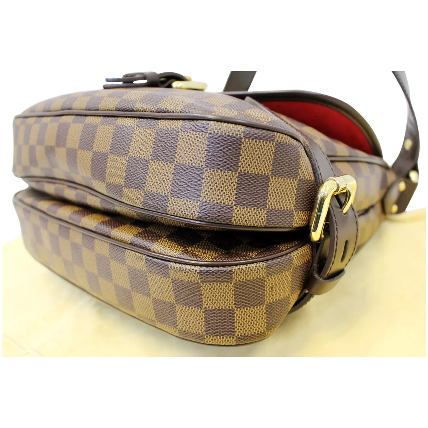 LOUIS VUITTON Highbury Damier Ebene Shoulder Handbag