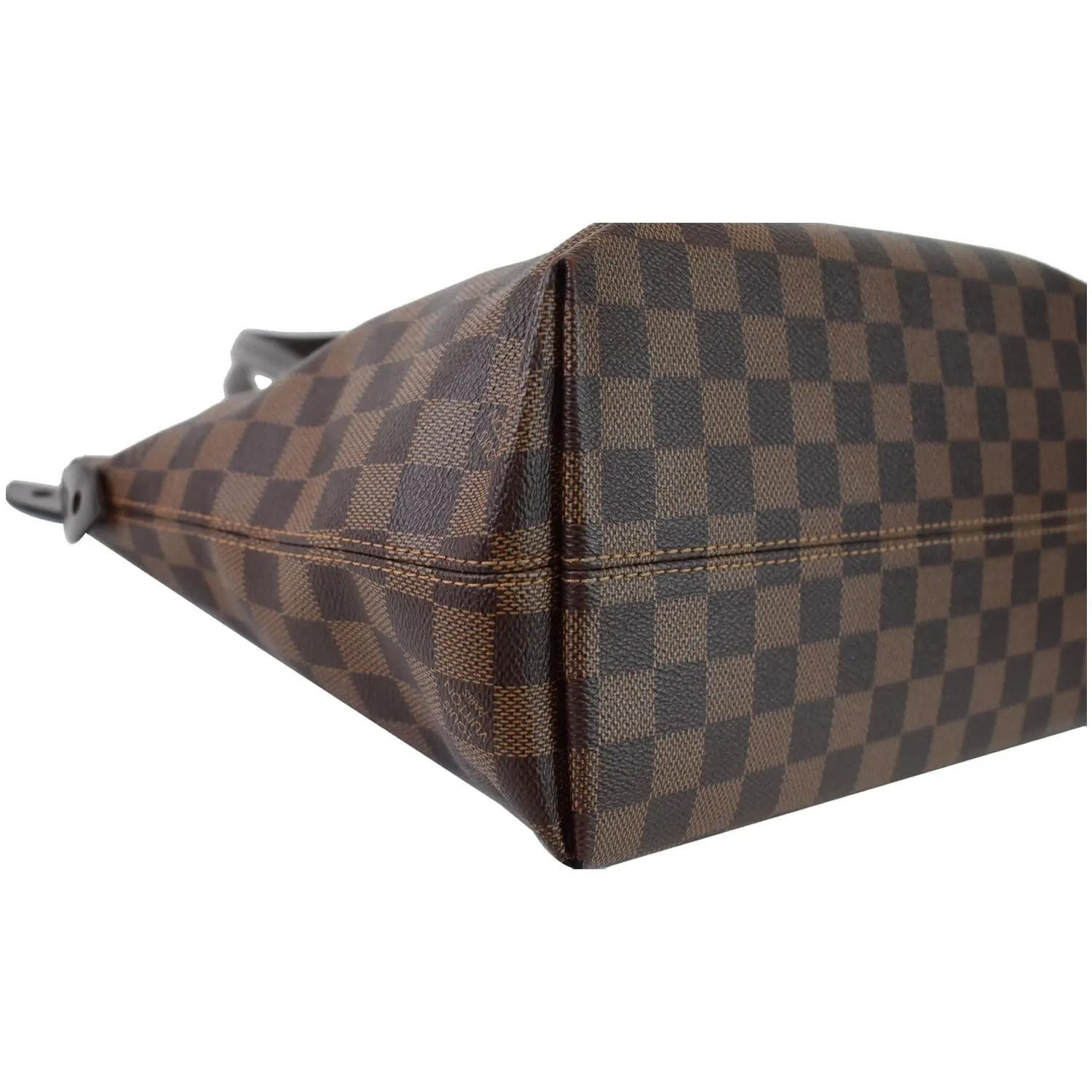 LOUIS VUITTON Iena PM Damier Ebene Shoulder Bag Brown