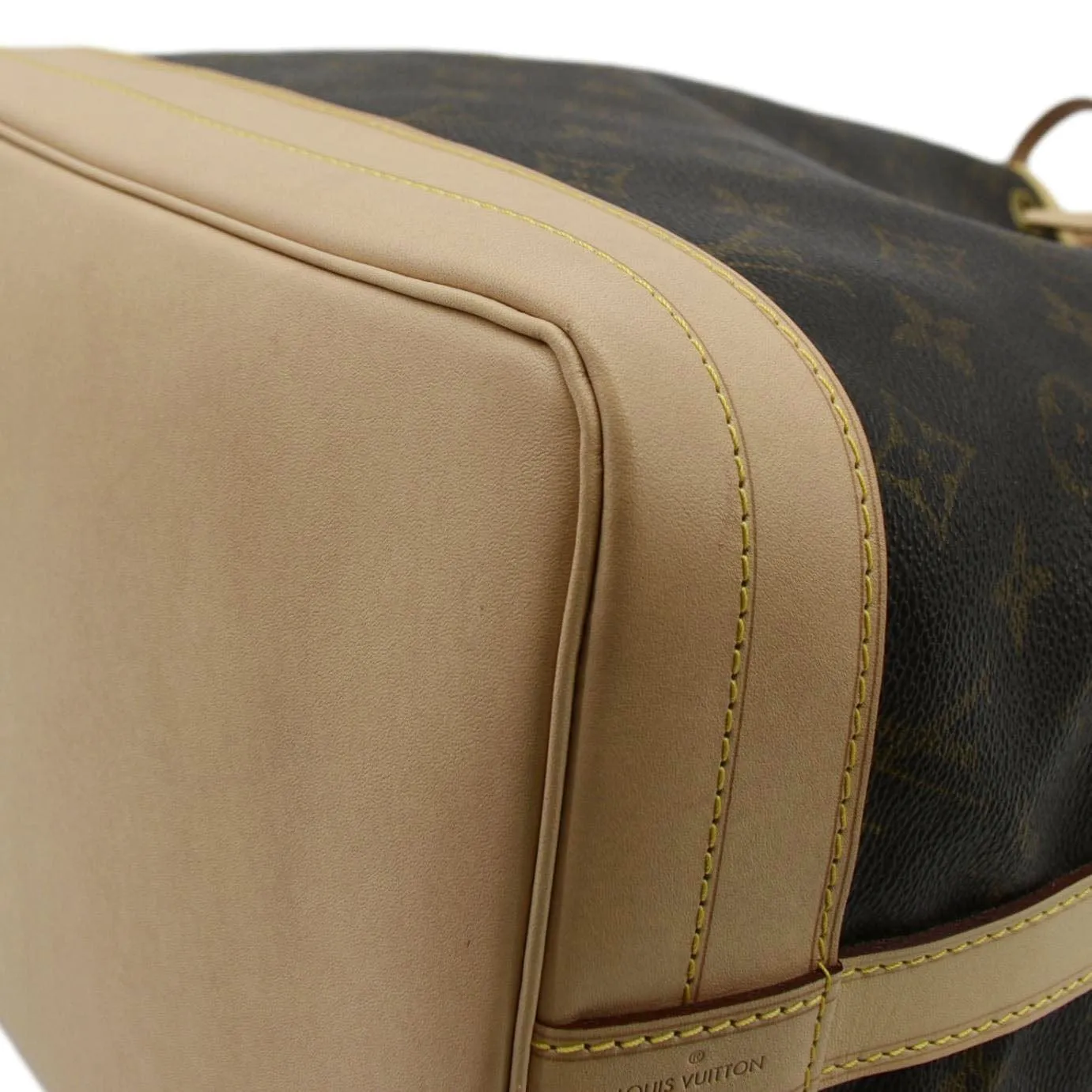 LOUIS VUITTON  Large Noe Monogram Canvas Shoulder Bag Brown