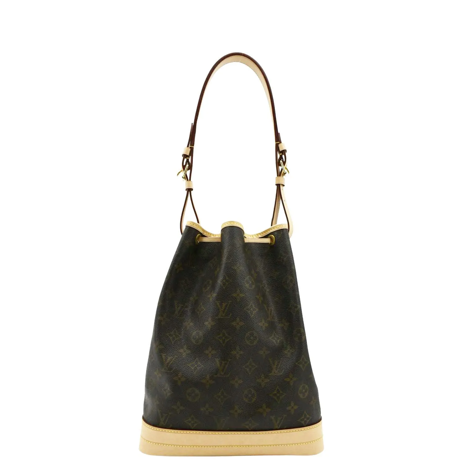 LOUIS VUITTON  Large Noe Monogram Canvas Shoulder Bag Brown