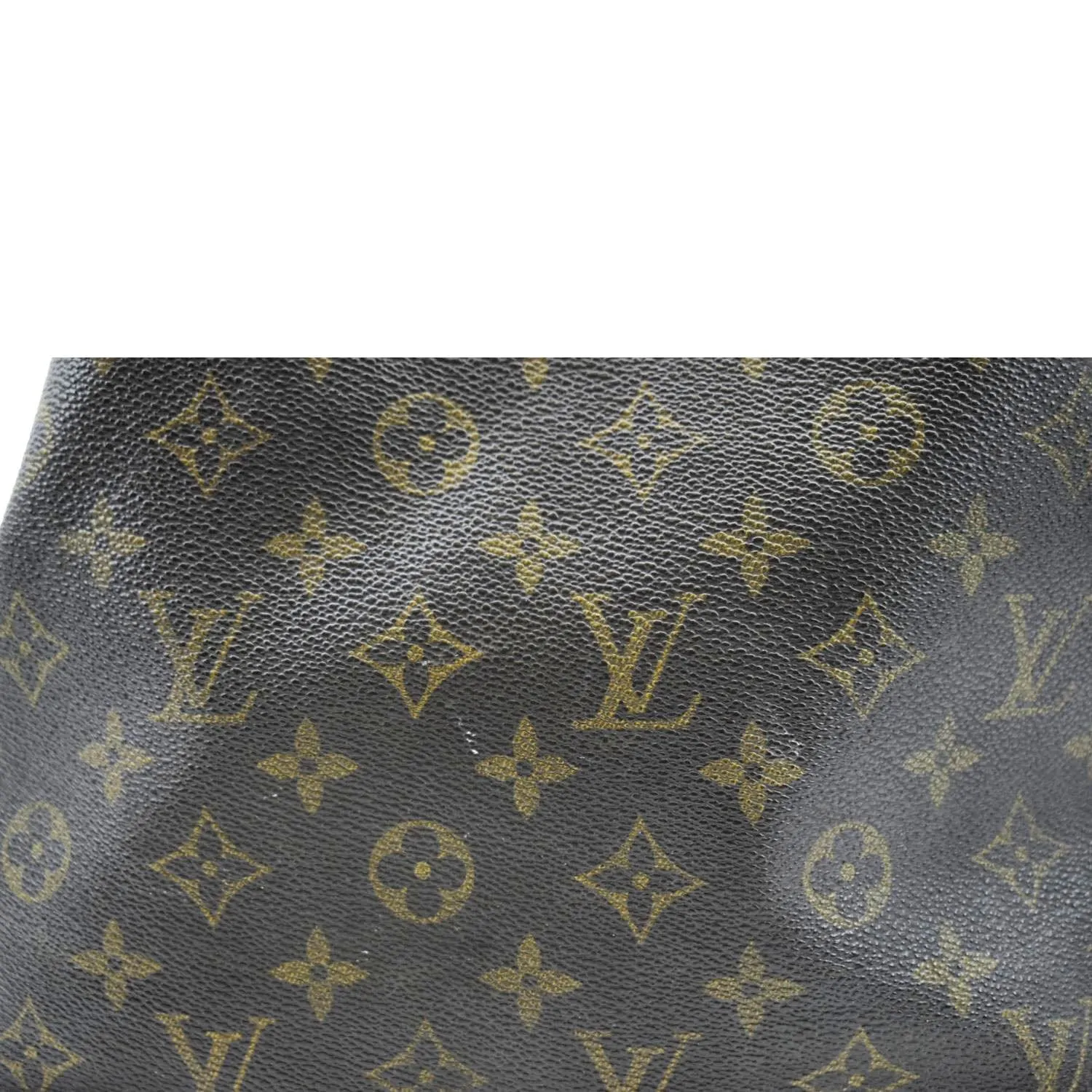 LOUIS VUITTON  Large Noe Monogram Canvas Shoulder Bag Brown