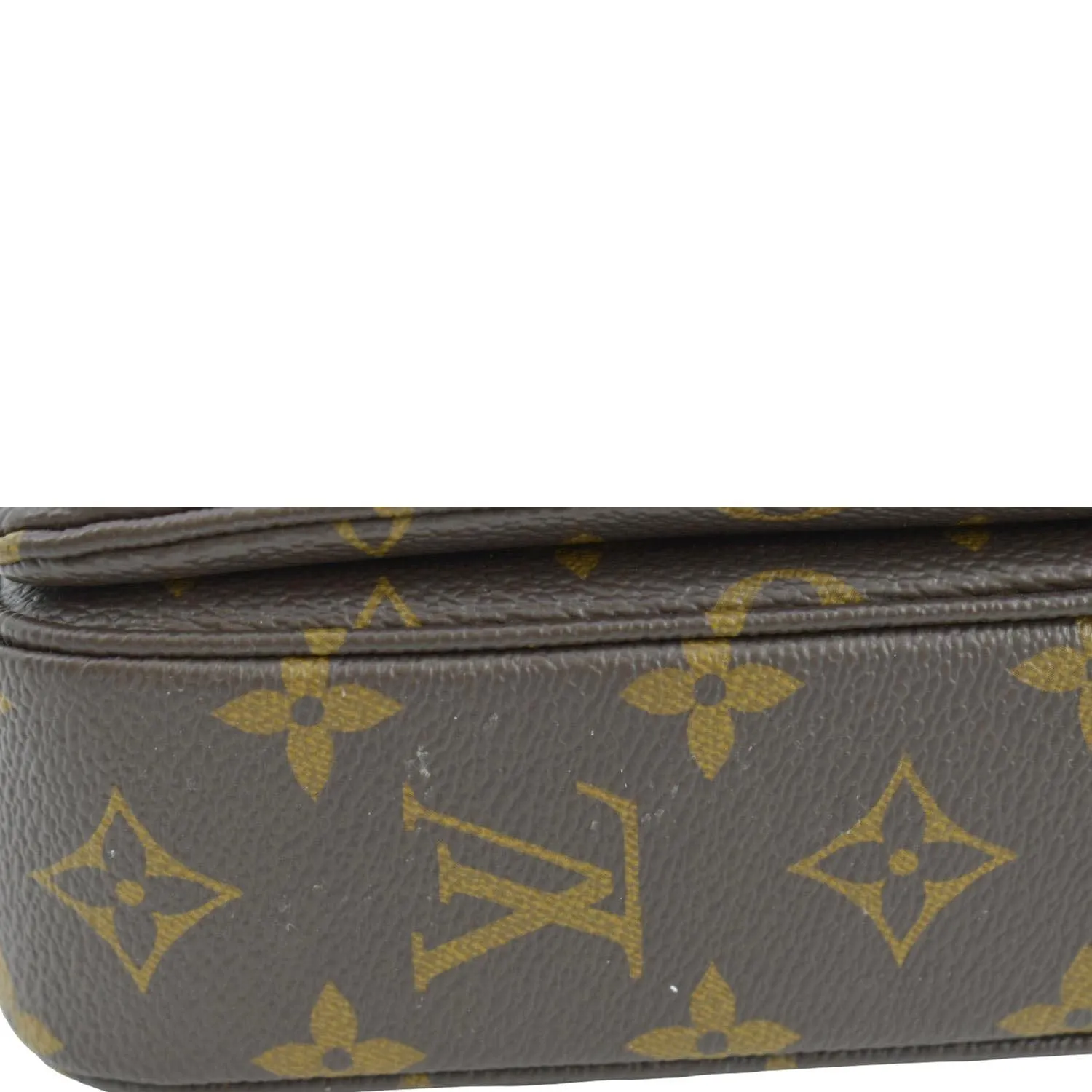 LOUIS VUITTON Marceau Monogram Canvas Shoulder Bag Tan