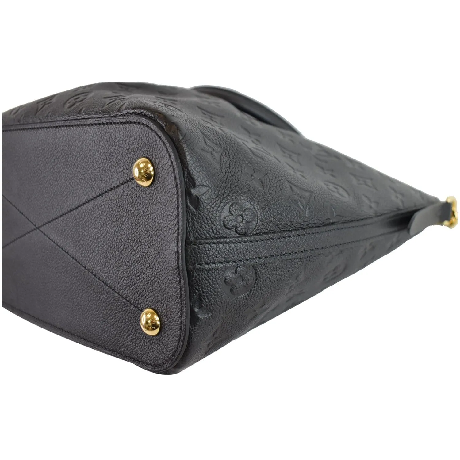 LOUIS VUITTON Mazarine MM Monogram Empreinte Shoulder Bag Black