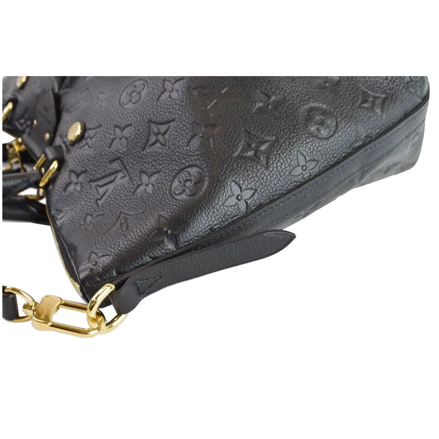 LOUIS VUITTON Mazarine MM Monogram Empreinte Shoulder Bag Black