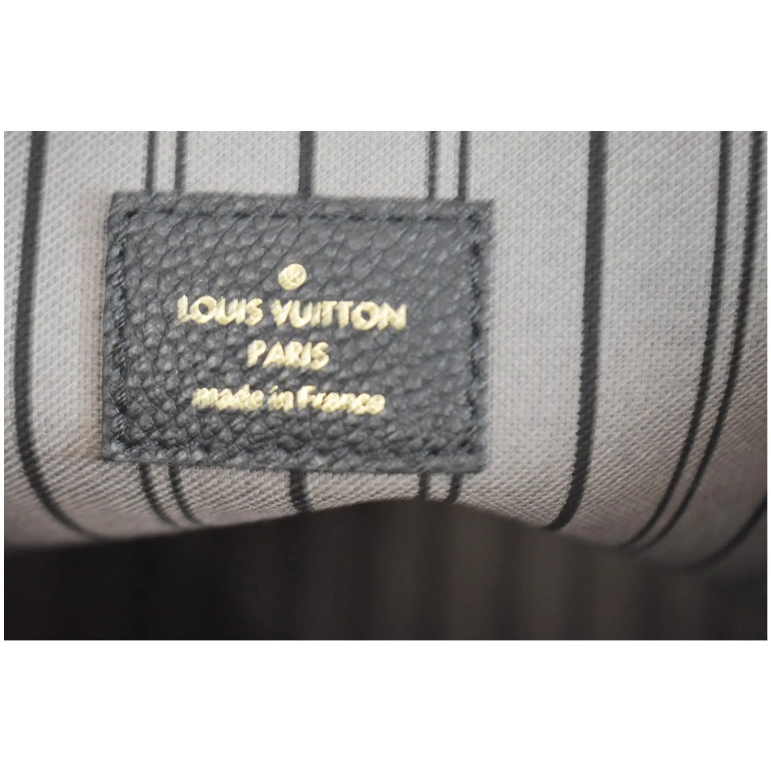 LOUIS VUITTON Mazarine MM Monogram Empreinte Shoulder Bag Black