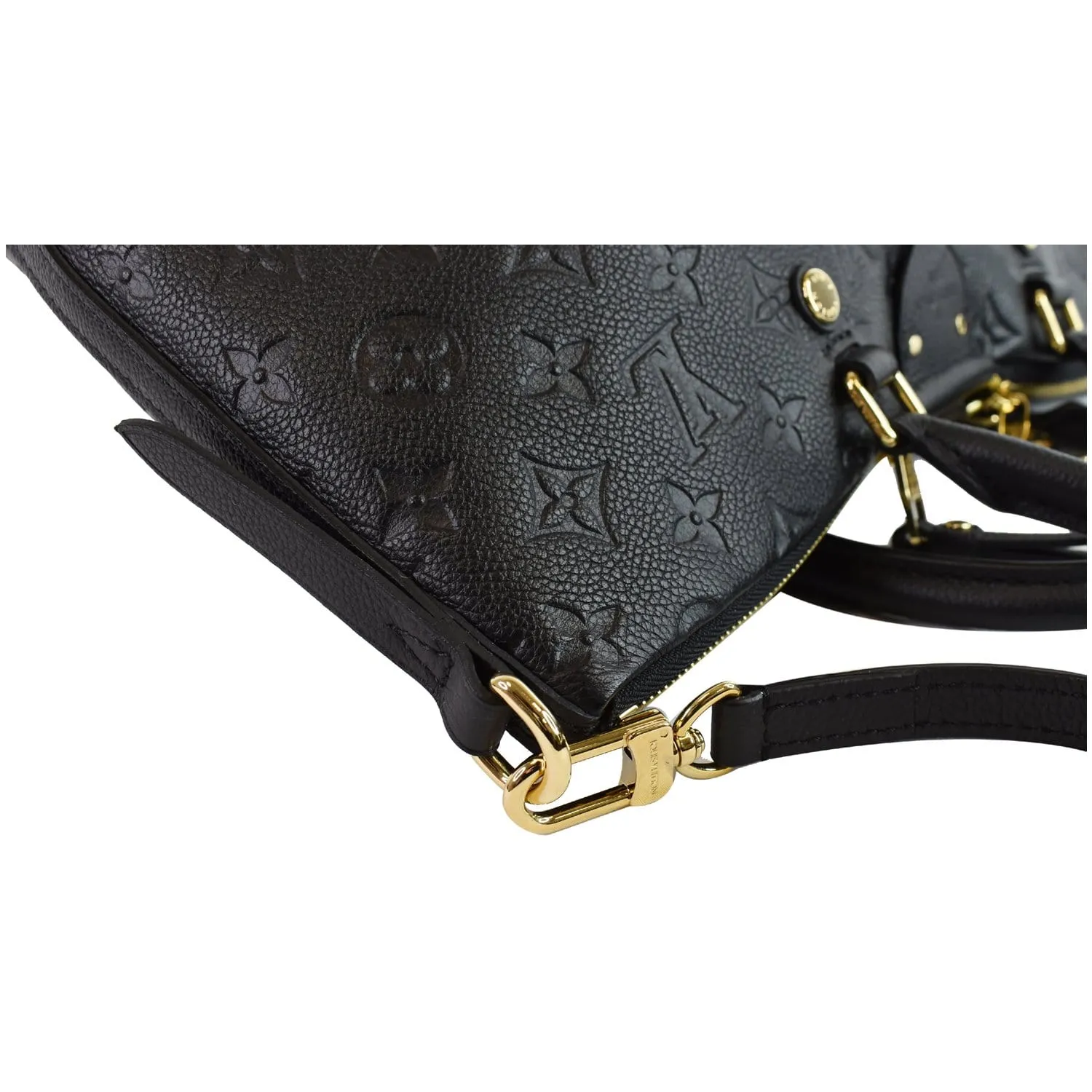 LOUIS VUITTON Mazarine MM Monogram Empreinte Shoulder Bag Black
