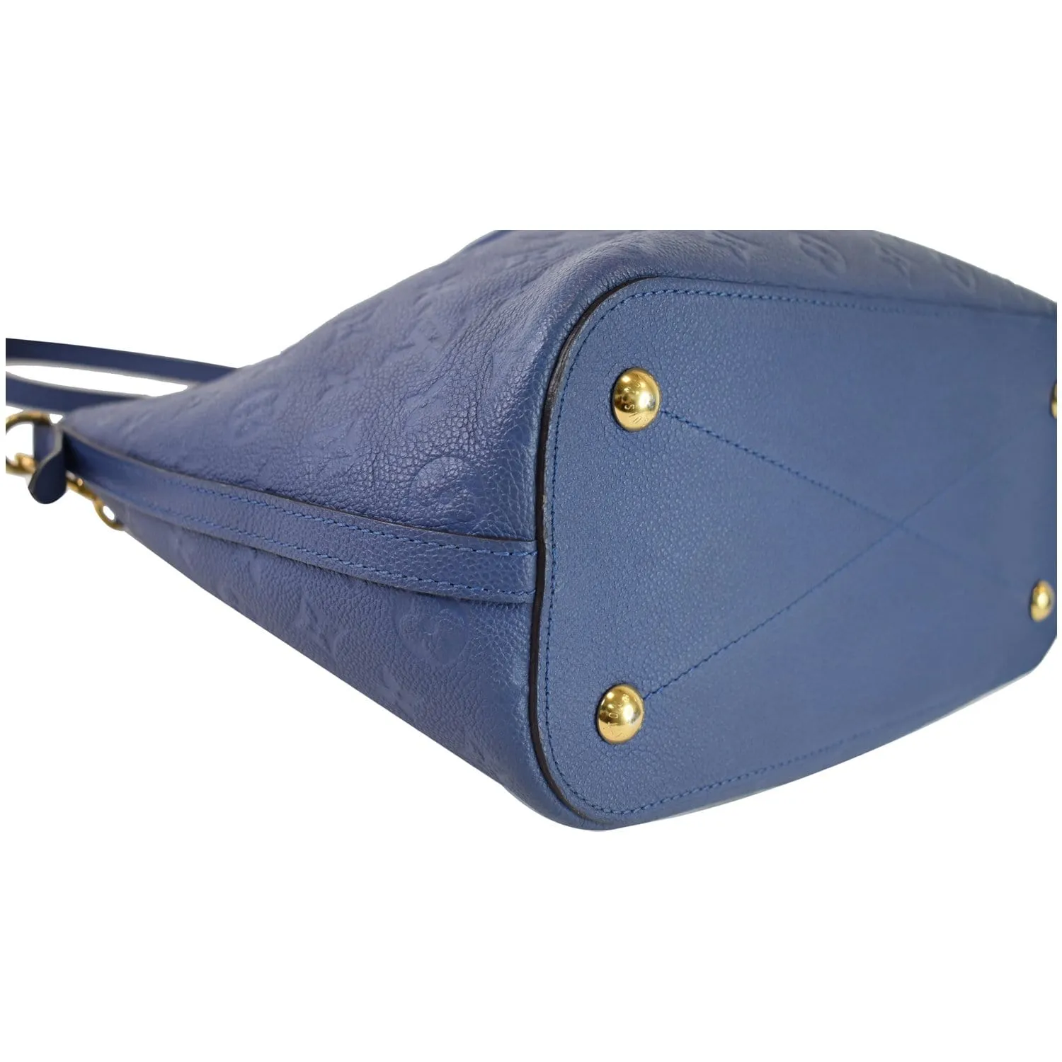LOUIS VUITTON Mazarine MM Monogram Empreinte Shoulder Bag Blue