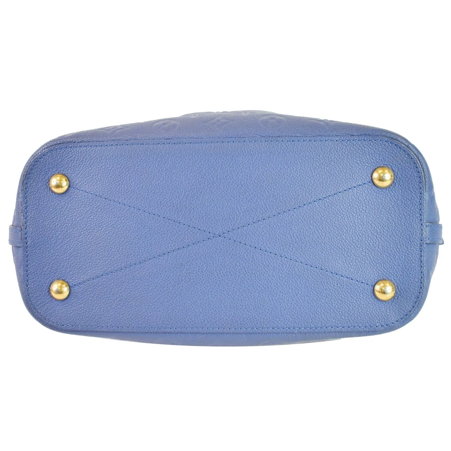 LOUIS VUITTON Mazarine MM Monogram Empreinte Shoulder Bag Blue