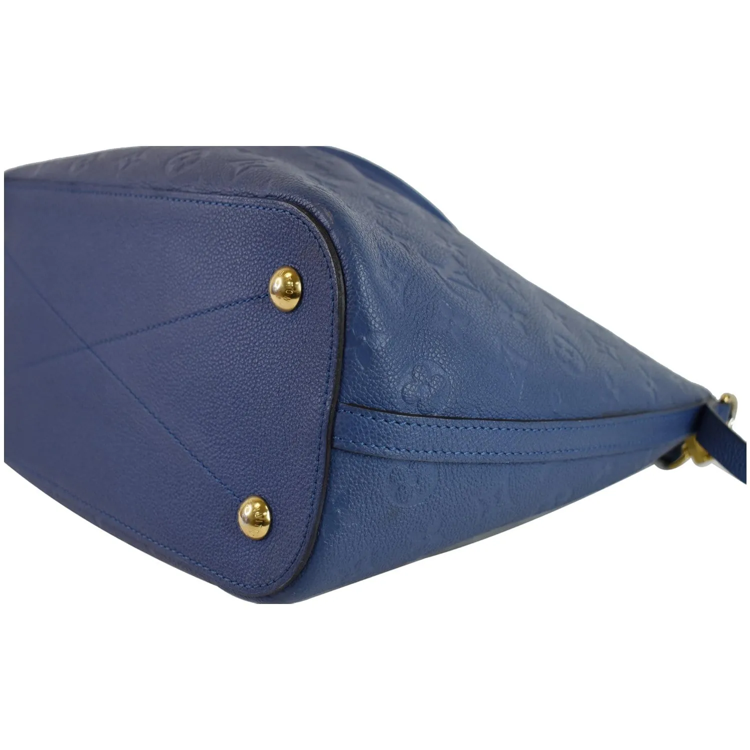 LOUIS VUITTON Mazarine MM Monogram Empreinte Shoulder Bag Blue